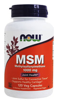 NOW Foods MSM 1000 mg Capsules - 120 Capsules