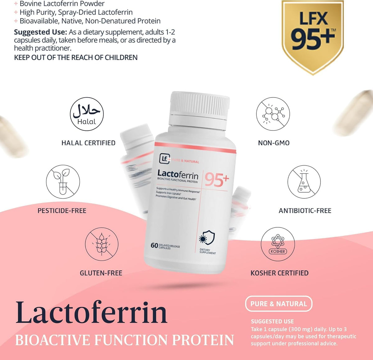 Lactoferrin Supplement 300mg