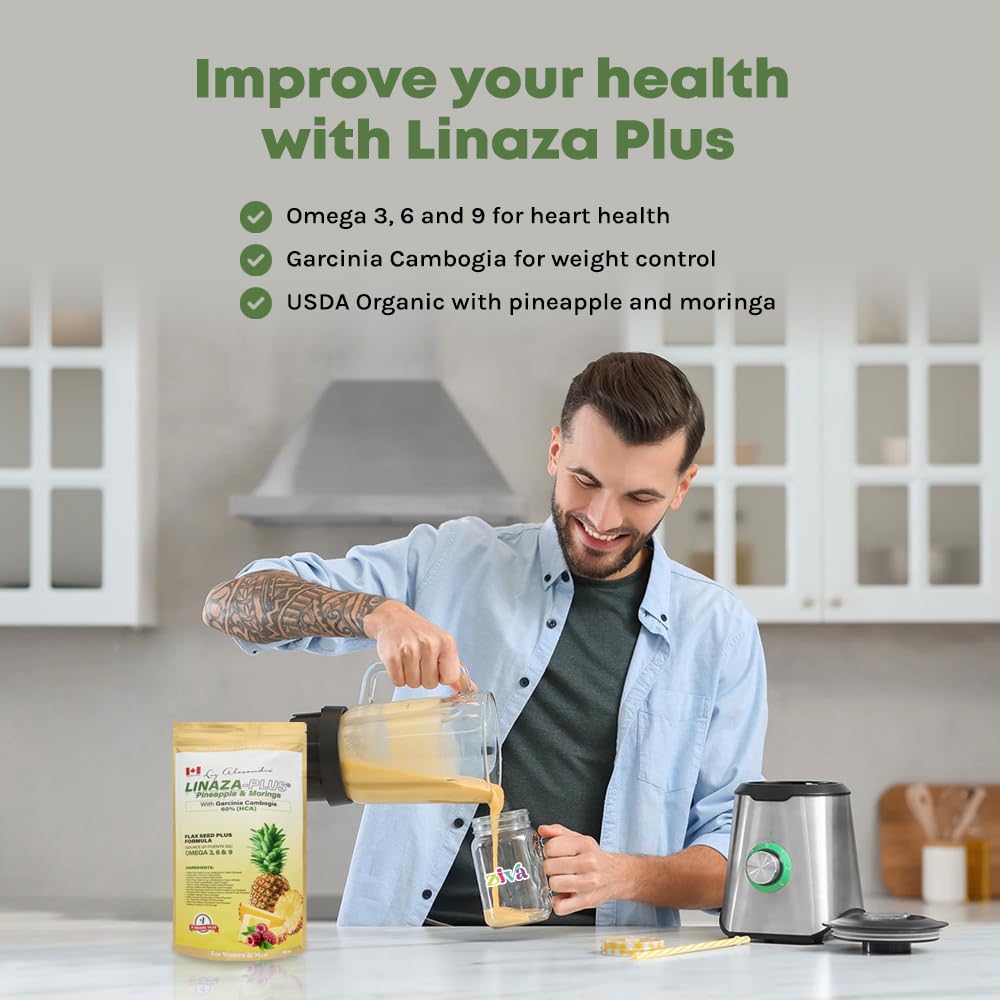 Liz Alexandra Linaza Plus Flaxseed with Pineapple & Garcinia - 16oz - image 4