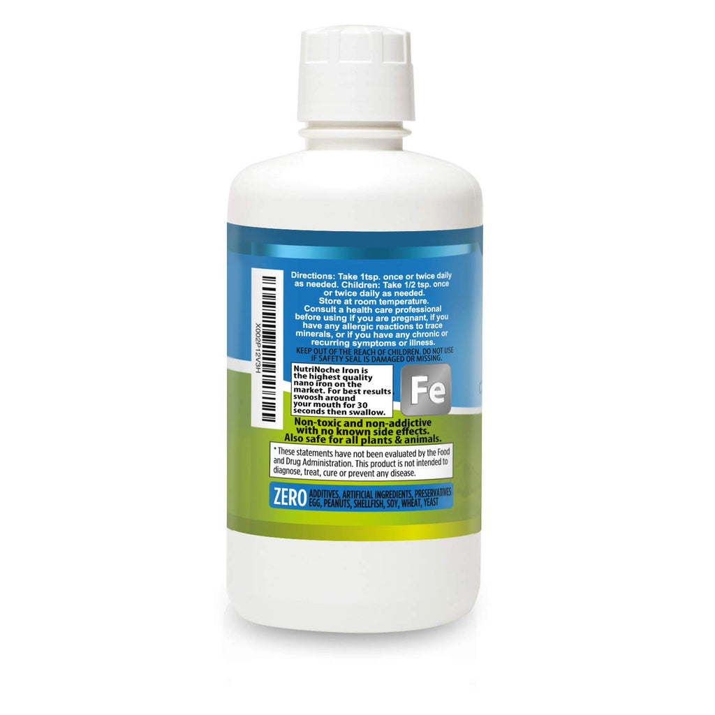 NutriNoche Colloidal Liquid Iron Supplement - 30 ppm - Colloidal