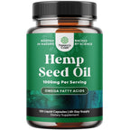 Natures Craft Hemp Seed Oil Omega 3-6-9 Capsules - 120 Count