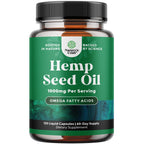 Natures Craft Hemp Seed Oil Omega 3-6-9 Capsules - 120 Count