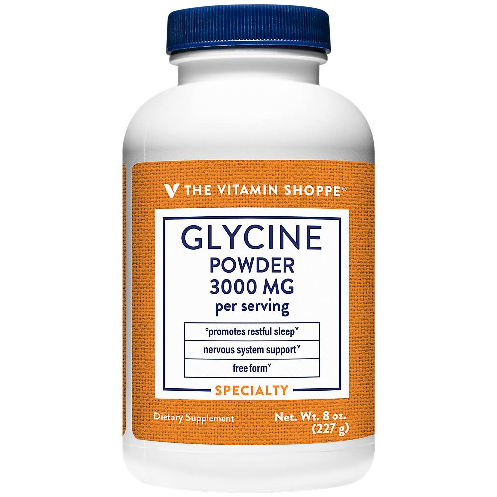The Vitamin Shoppe Glycine Powder 3000mg for Sleep - 75 Servings