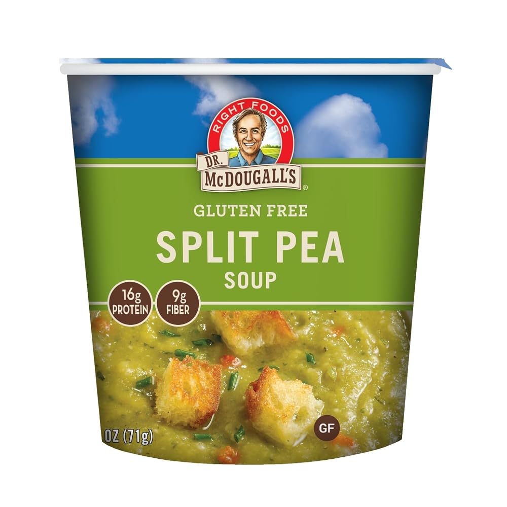 Dr. McDougall's Vegan Split Pea Soup Cup - 6 Pack