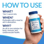 The Vitamin Shoppe Vitamin D3 2500 IU & K2 90 MCG - 60 Capsules - image 5