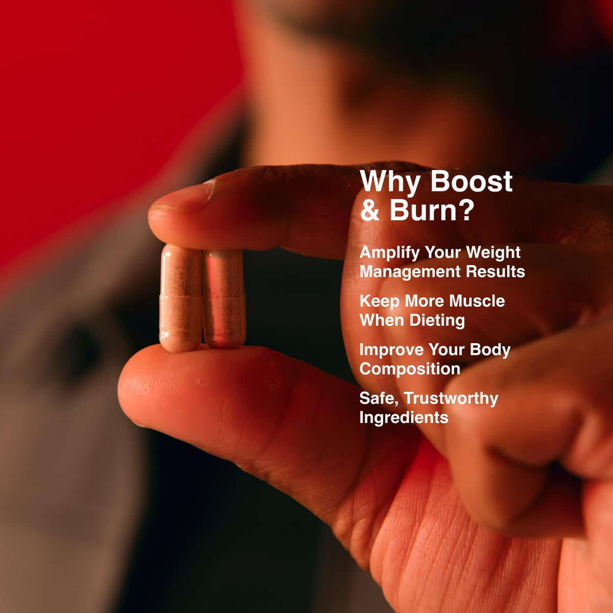 M Drive Boost and Burn Testosterone Booster & Fat Burner - 75 Capsules - image 4