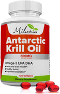 MILANIA Antarctic Krill Oil 500mg Omega-3 - 120 Softgels