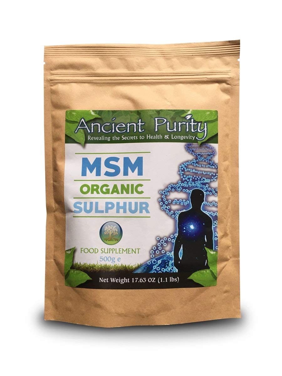 Ancient Purity MSM Organic Sulphur Powder - 500g
