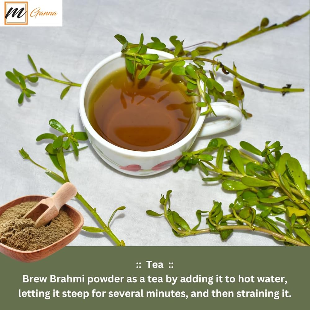 mGanna 100% Pure Brahmi Powder - 100g - image 9