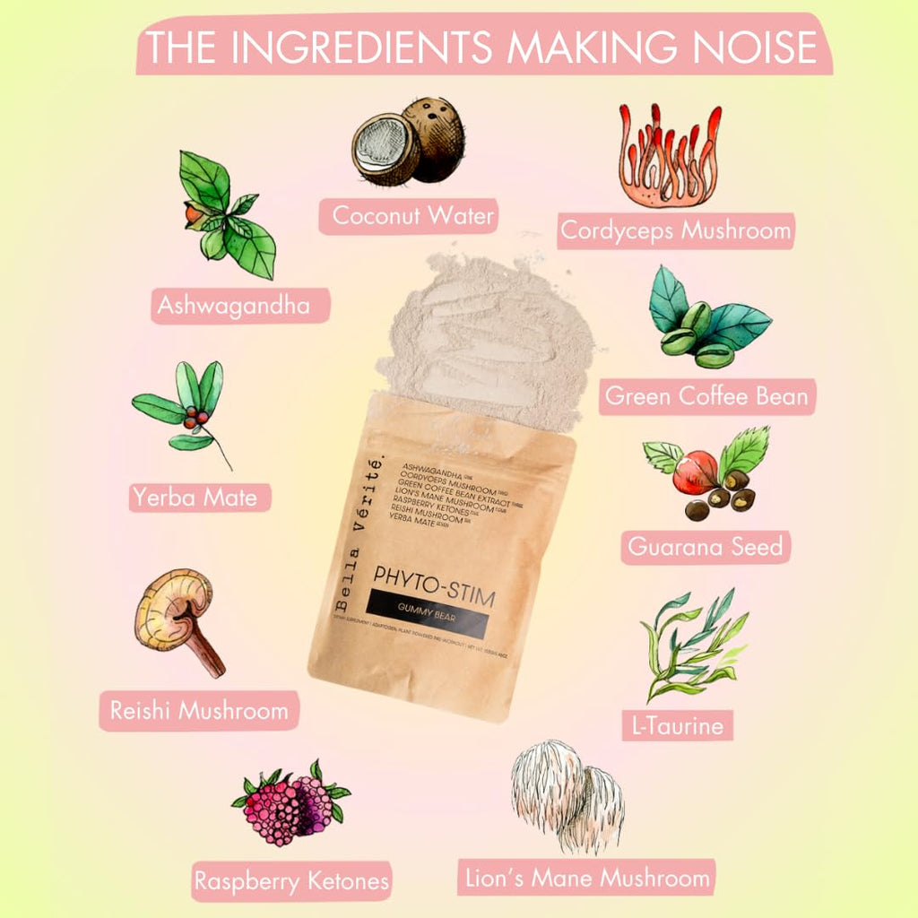 Bella Vérité Phyto Stim Pre-Workout Powder Energy - 30 Servings - image 6