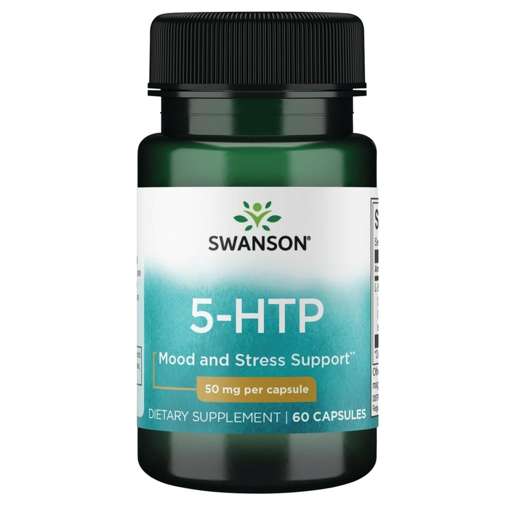 Swanson 5-HTP Extra Strength 50 mg - 60 Capsules