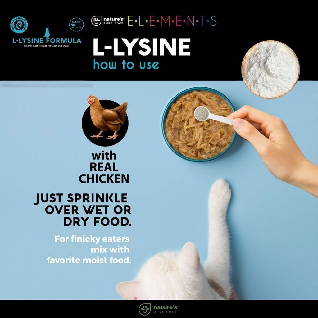 Nature's Pure Edge L-Lysine Powder for Cats - 125 Grams - image 8