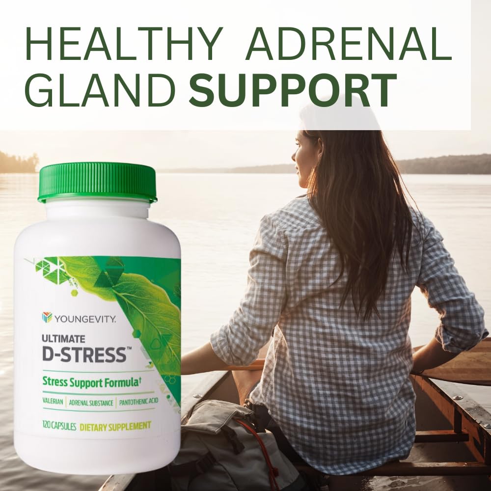 Youngevity Ultimate D-Stress Stress Support with Magnesium - 120 Capsules - image 5