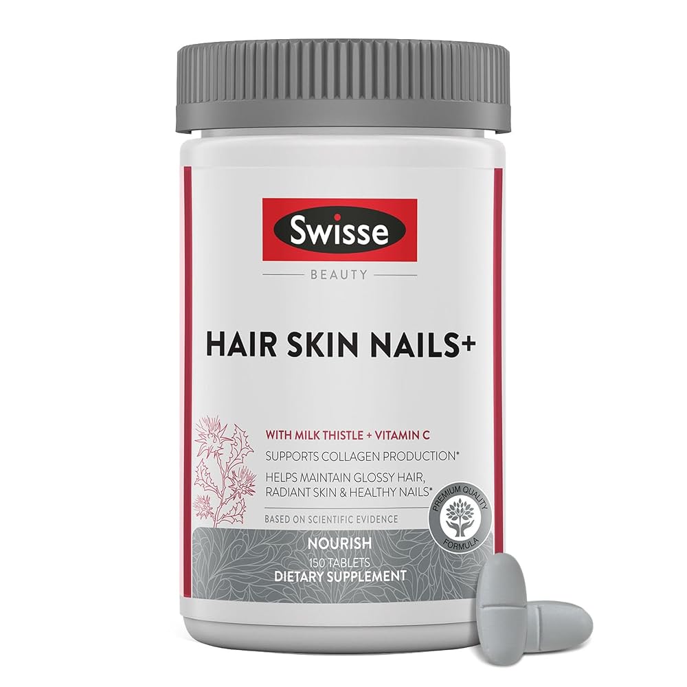 Swisse Biotin Hair Skin and Nails Vitamins - 150 Tablets