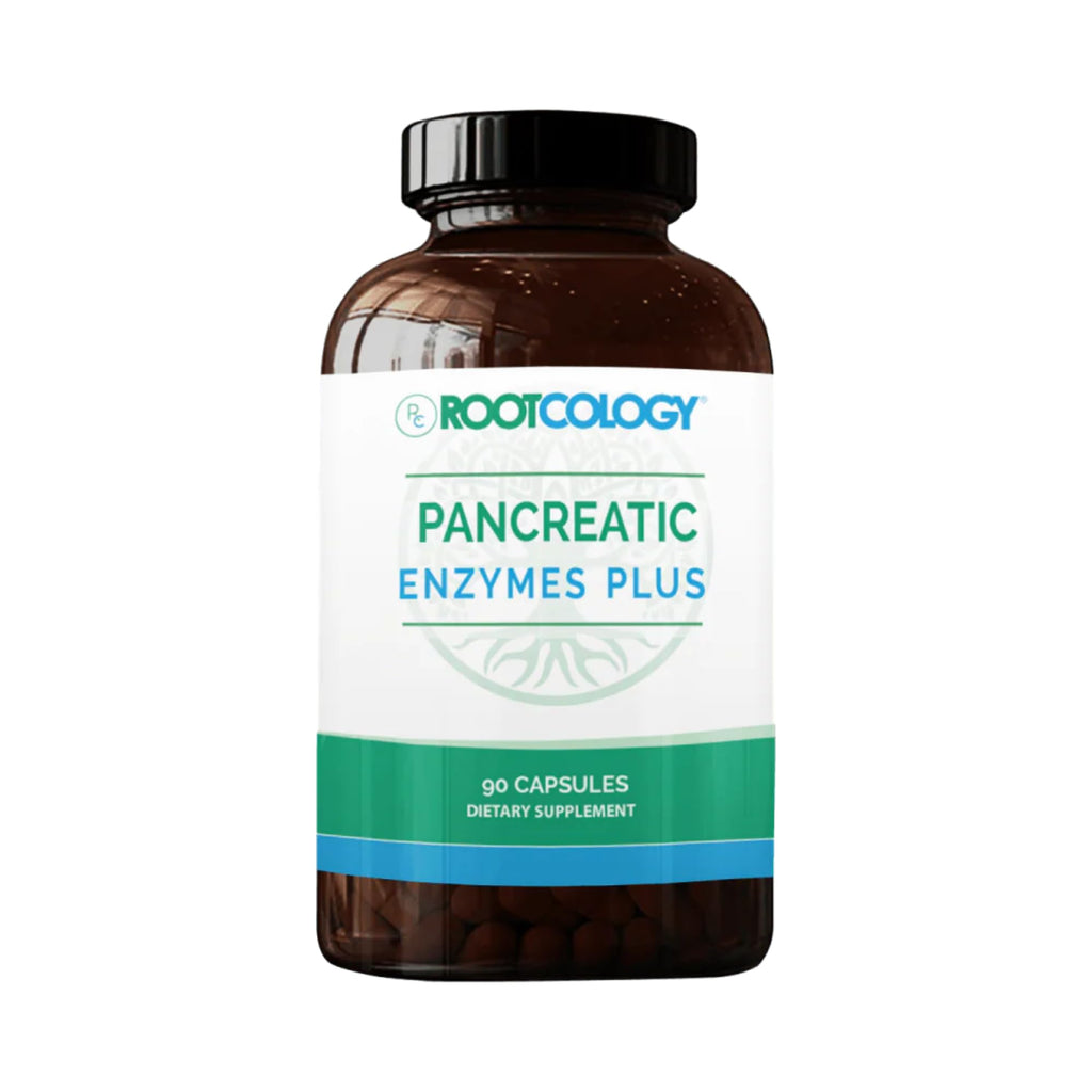 Rootcology Pancreatic Enzymes Plus by Dr. Izabella Wentz - 90 Capsules