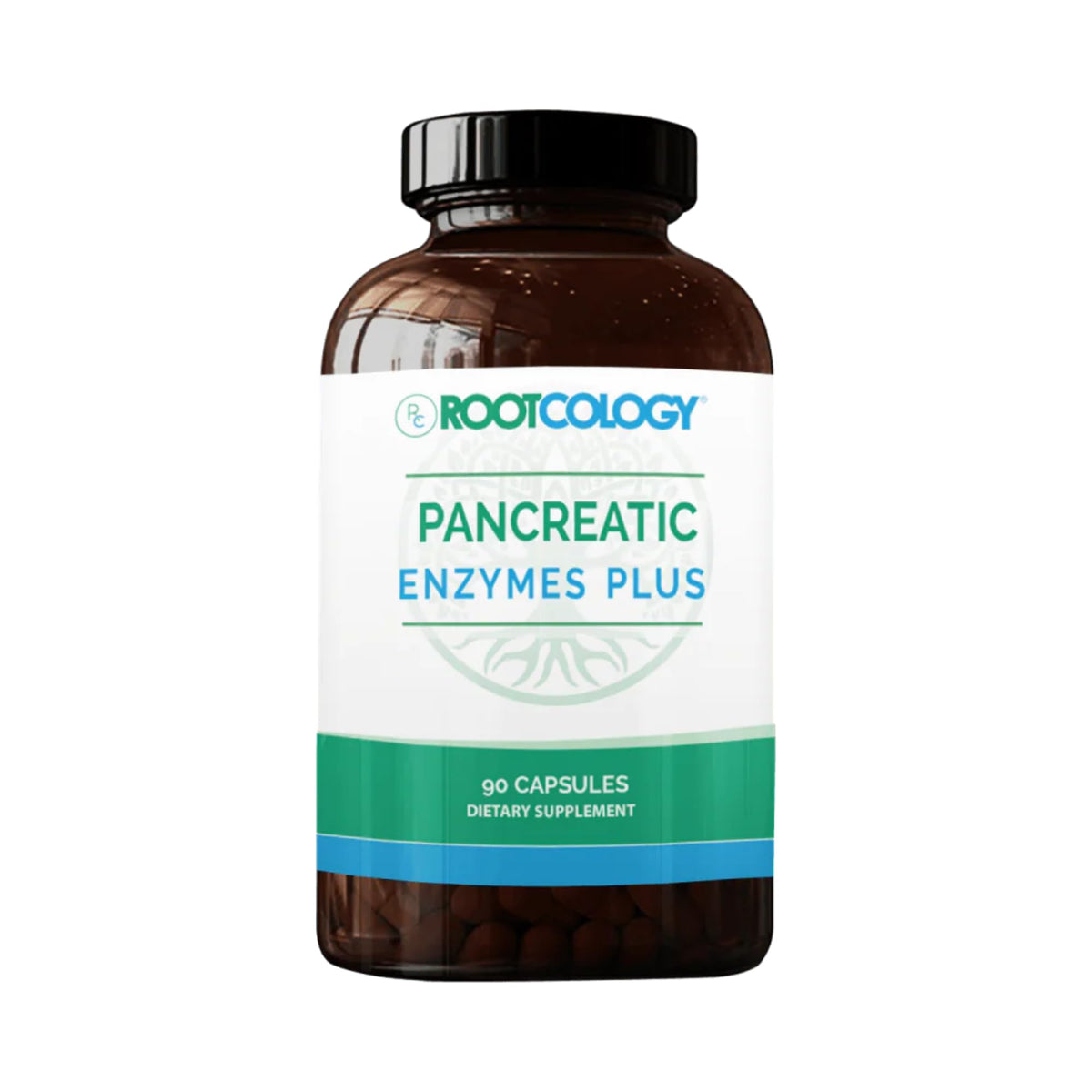 Rootcology Pancreatic Enzymes Plus by Dr. Izabella Wentz - 90 Capsules