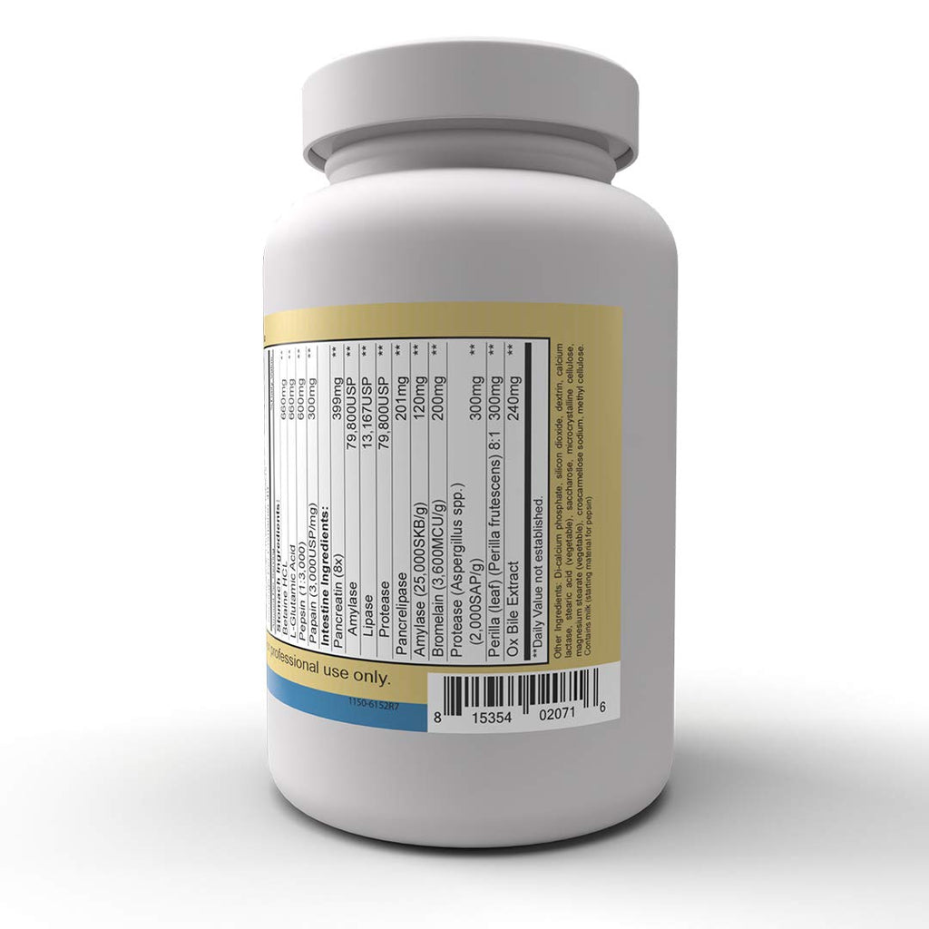 Priority One Vitamins Hypo Gest Digestive Enzyme - 120 Tablets - image 4