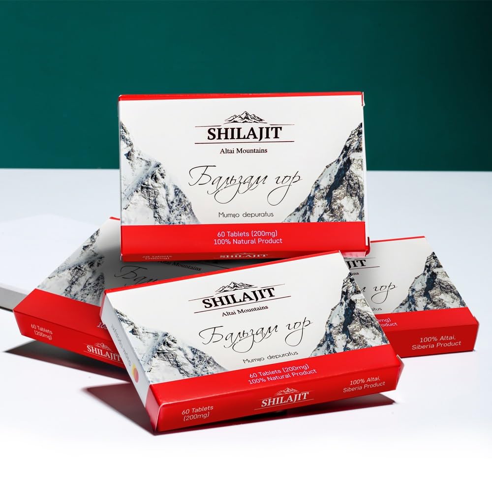 Siberian Green Altai Shilajit Tablets Mountain Balsam