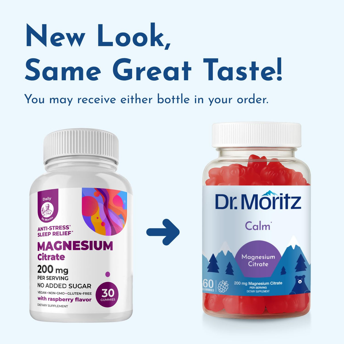 DR. MORITZ Magnesium Citrate Gummies - Promotes Healthy Relaxation