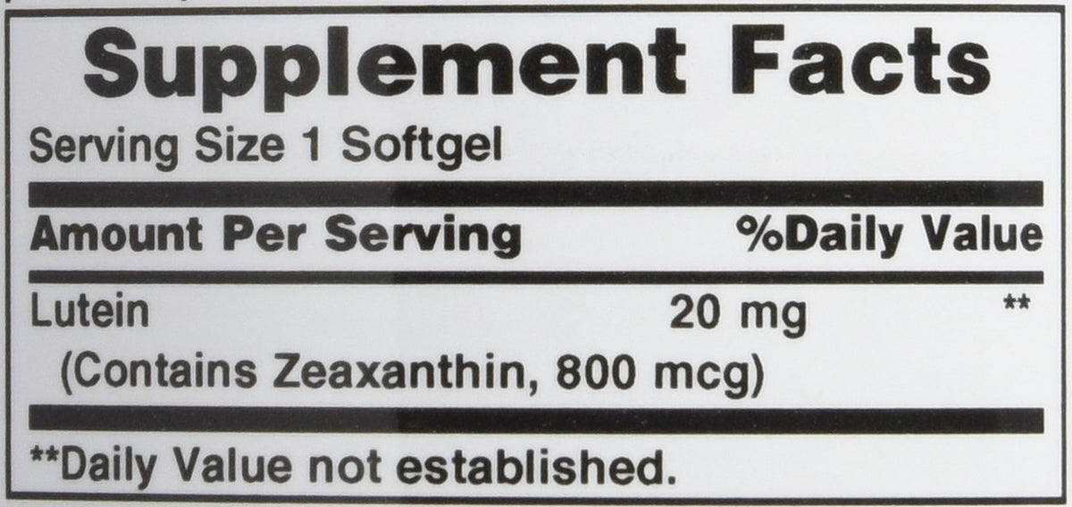 Nature's Bounty Lutein