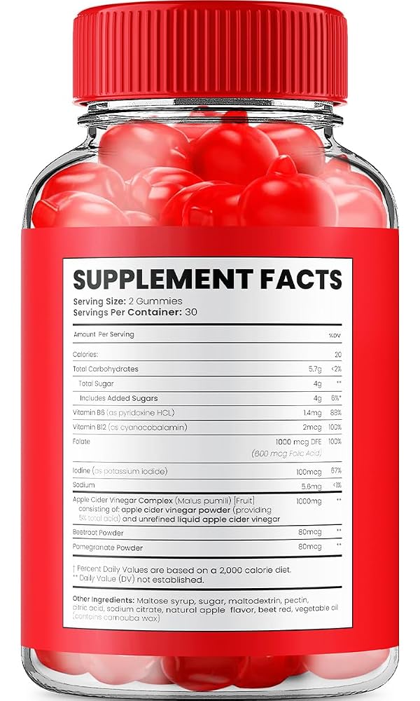 Indelo Hero ACV Gummies Apple Cider Vinegar 1000mg - 60 Gummies - image 2