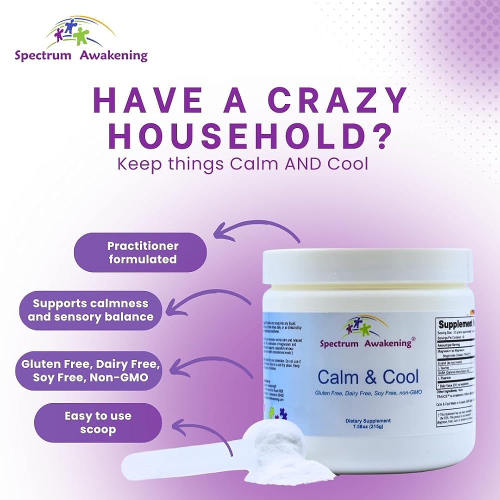 Spectrum Awakening Calm & Cool Powder for Focus & Calm - 60 Servings - image 3