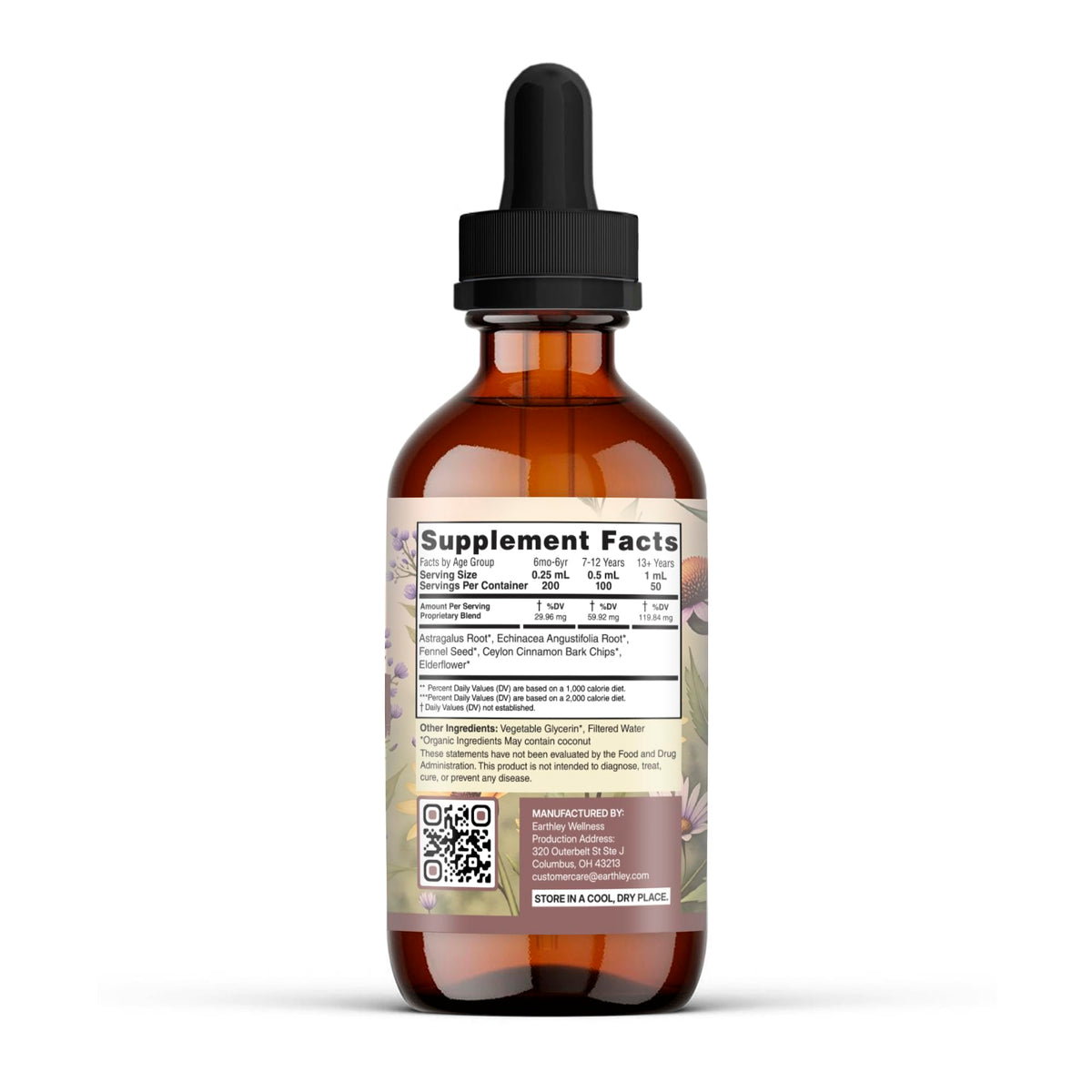 Earthley Wellness Feel Better Fast Herbal Supplement - 1.69 Fl Oz - image 2
