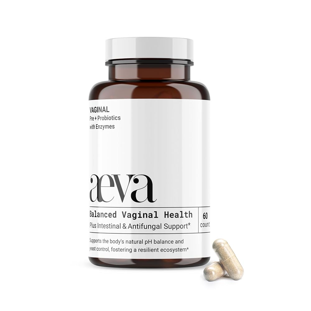 AEVA Vaginal Probiotic with Prebiotics & Enzymes - 60 Capsules