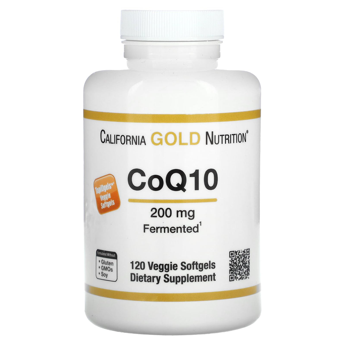 California Gold Nutrition CoQ10 200 mg - 120 Softgels
