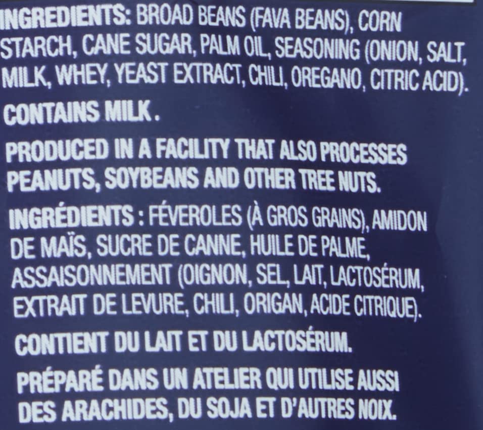 NutraPhase Clean Beans Roasted Broad Bean Snack Sour Cream & Onion - 6 Count - image 5