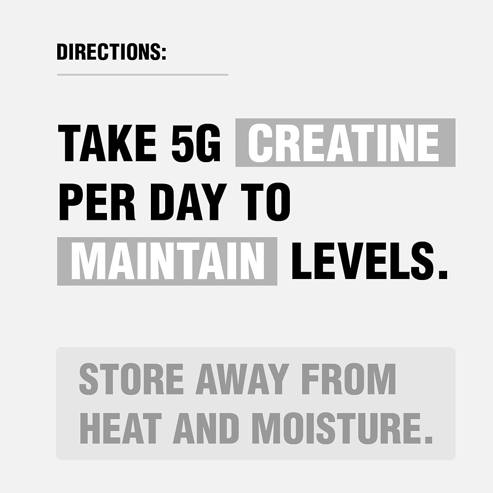 HEARTHY FOODS Creatine Monohydrate Micronized Powder - 100 Servings - image 5