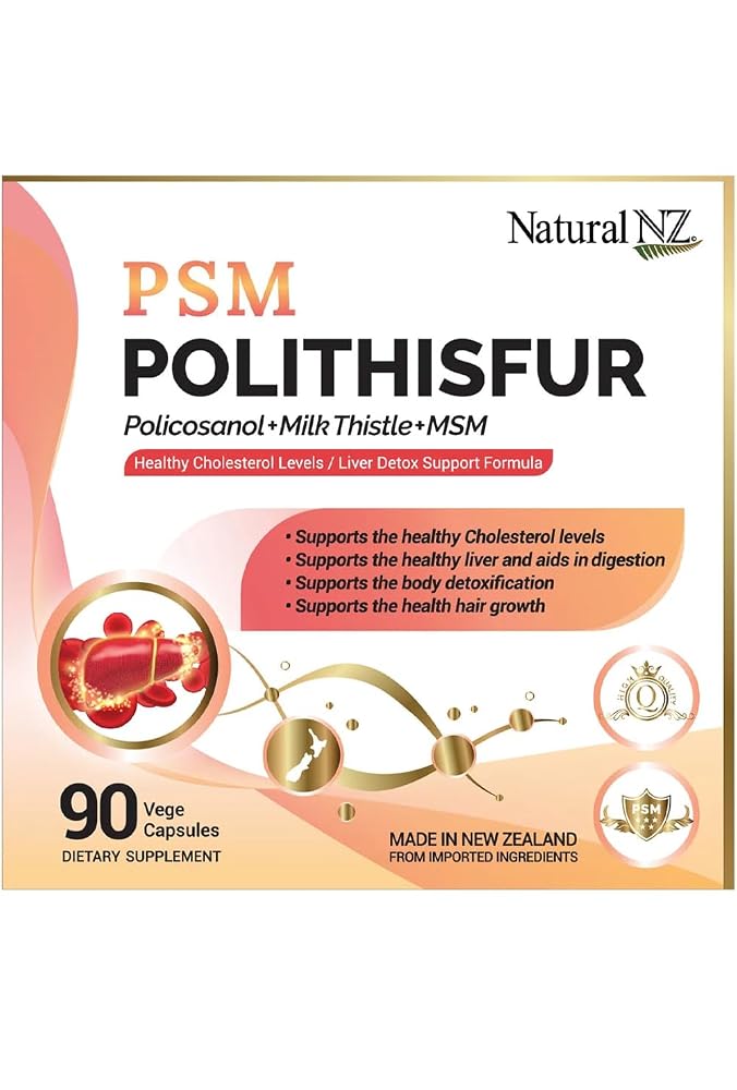 Natural NZ Polithisfur Herbal Supplement - 90 Vegetarian Capsules