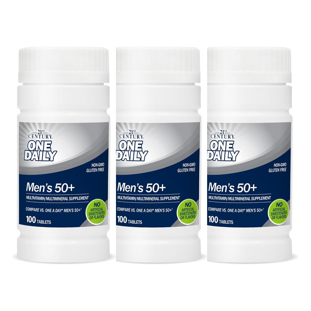21st Century Men's 50+ One Daily Multivitamin - 300 Tablets