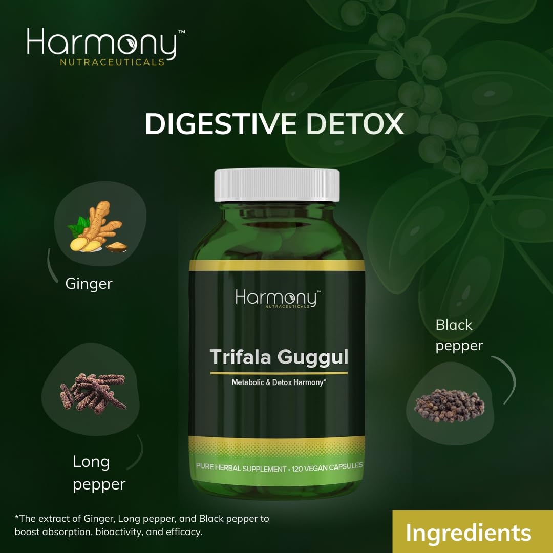 Harmony Nutraceuticals Trifala Guggul - Metabolic & Detox Harmony - image 4