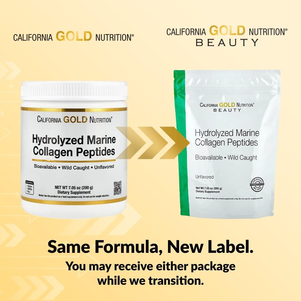 California Gold Nutrition Collagen Peptides Powder - 200g - image 3