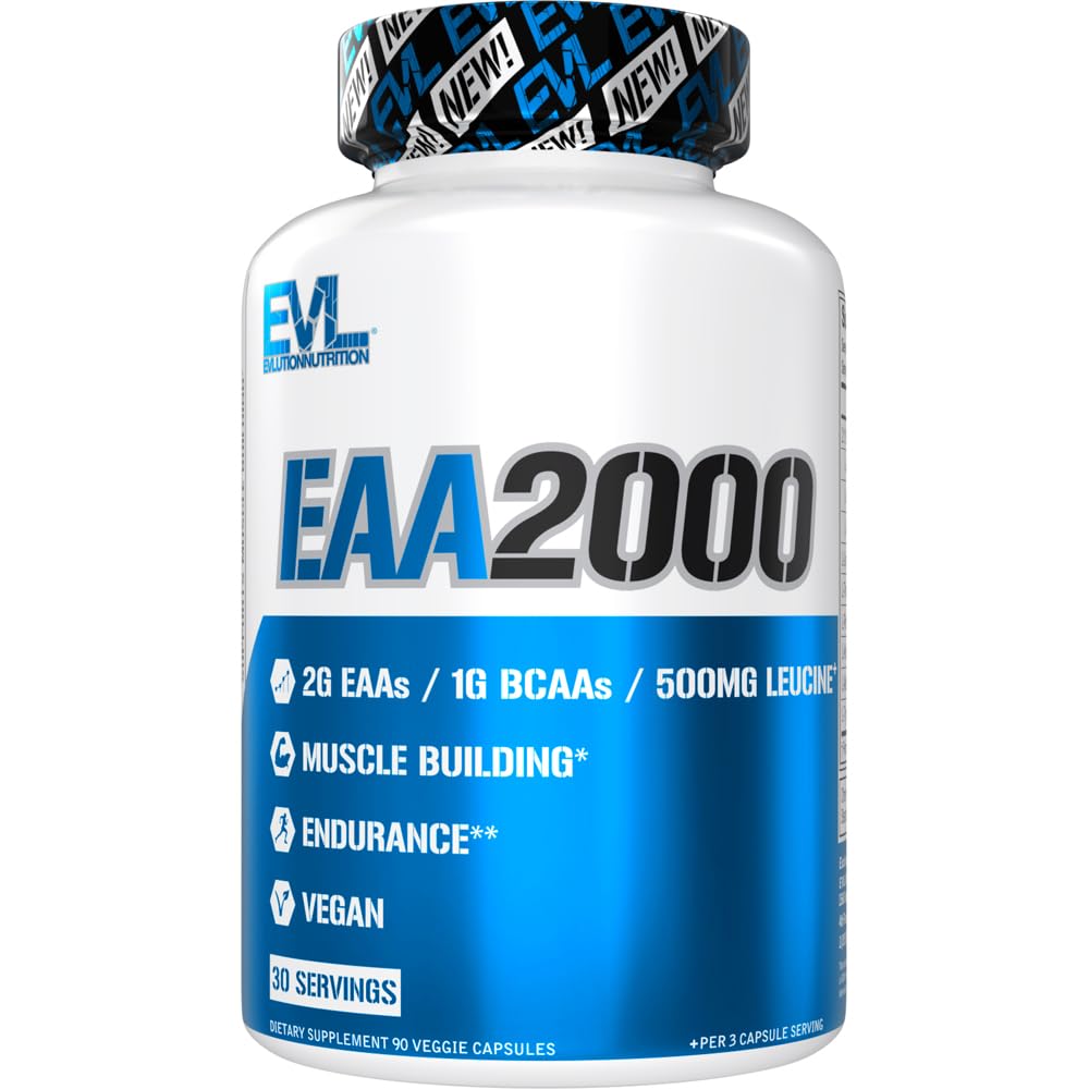 Evlution EAA2000 Essential Amino Acids - 90 Capsules
