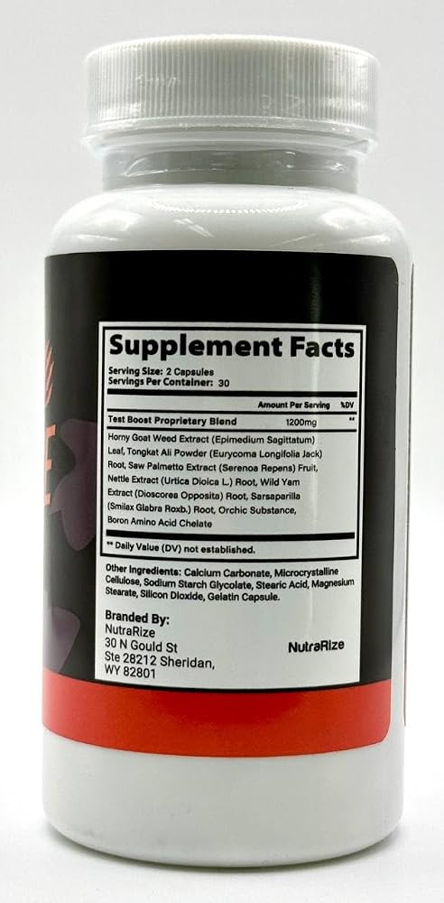 NutraRize Alpha Force Capsules for Energy and Performance - 180 Capsules - image 3