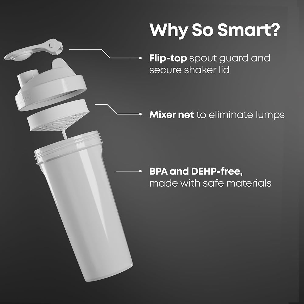 Smartshake Lite 4 Pack Protein Shaker Bottle