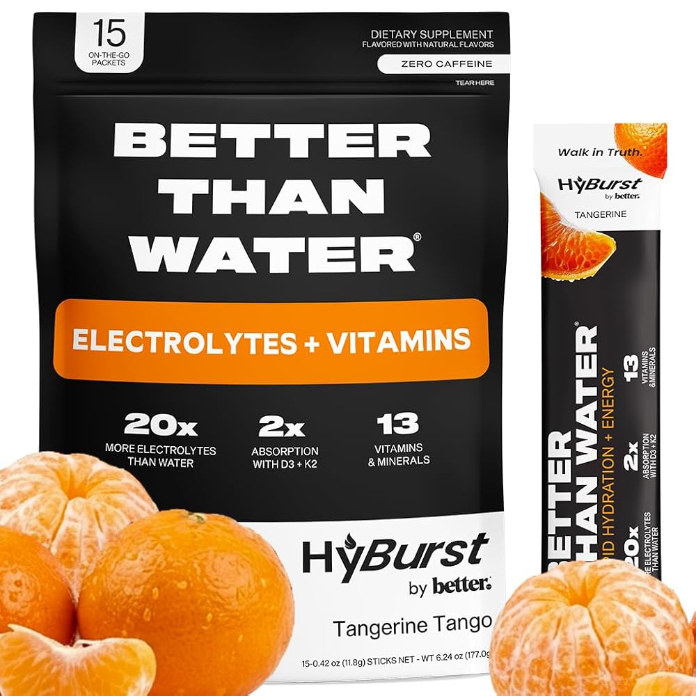 Hyburst Better Than Electrolyte & Vitamin Supplement Powder