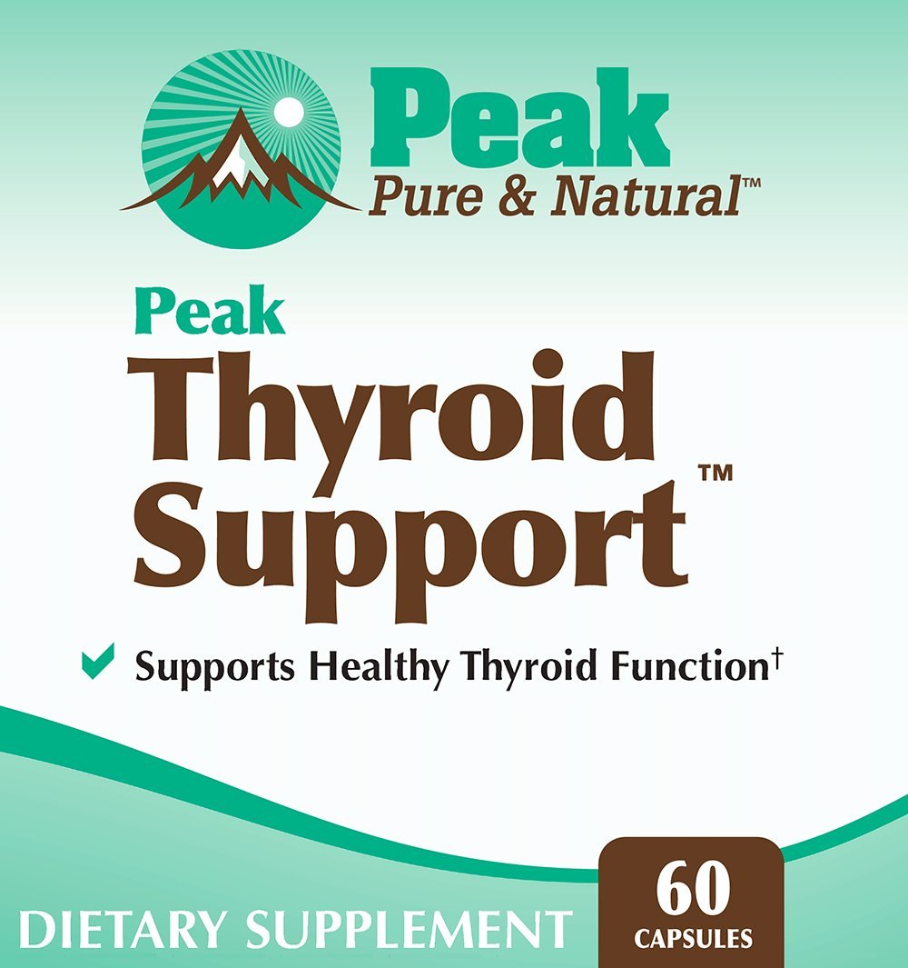 Peak Pure & Natural Thyroid Support Supplement - 60 Capsules - image 2