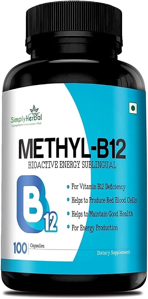SENTA Vitamin B12 Methyl B12 Methylcobalamin - 100 Capsules
