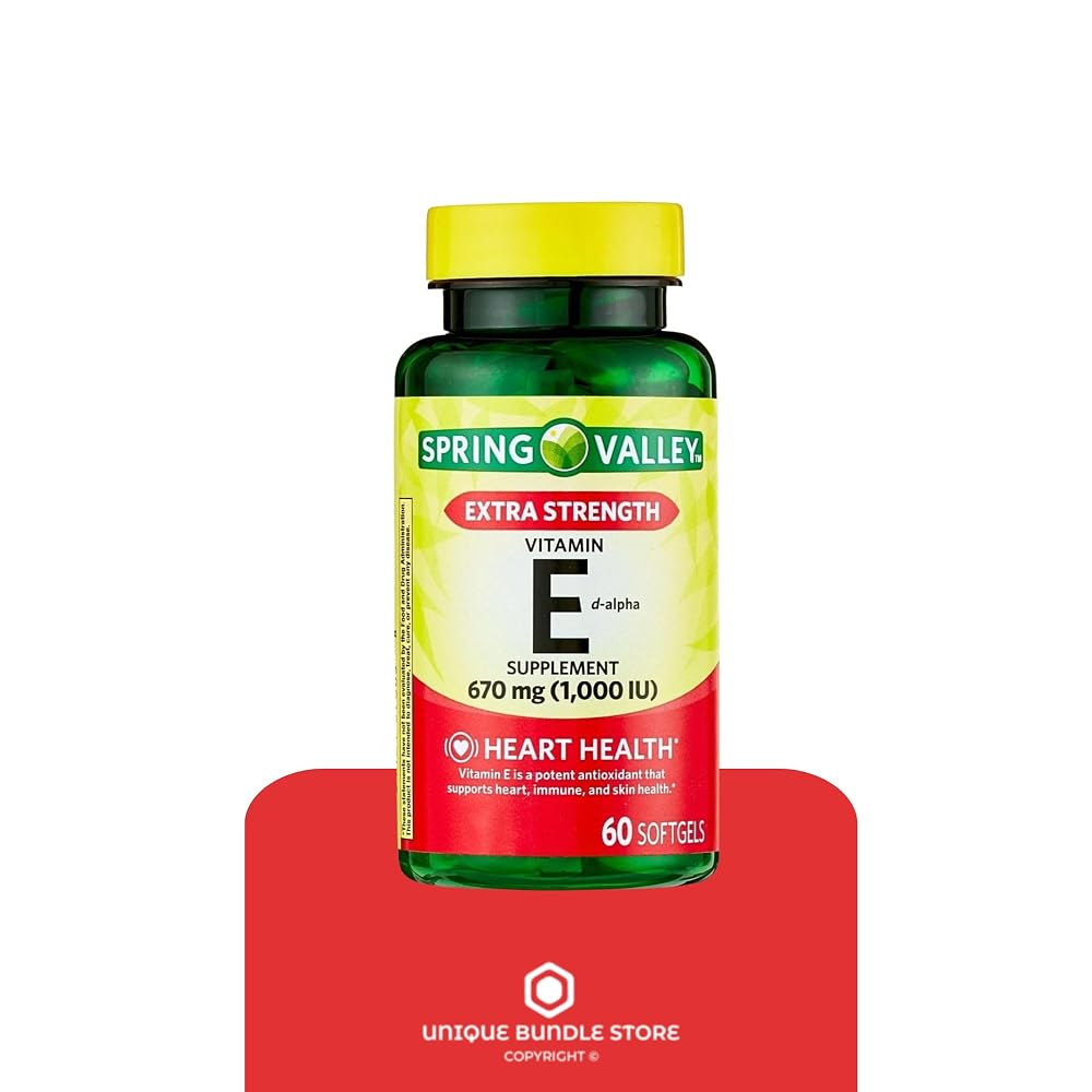 Unique Bundle Store Extra Strength Vitamin E D-Alpha