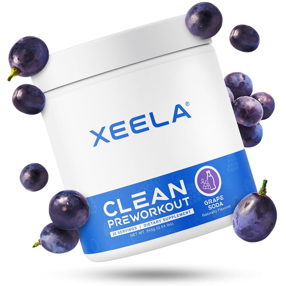 XEELA Pre Workout Powder - Clean & Tested - Jitter Free