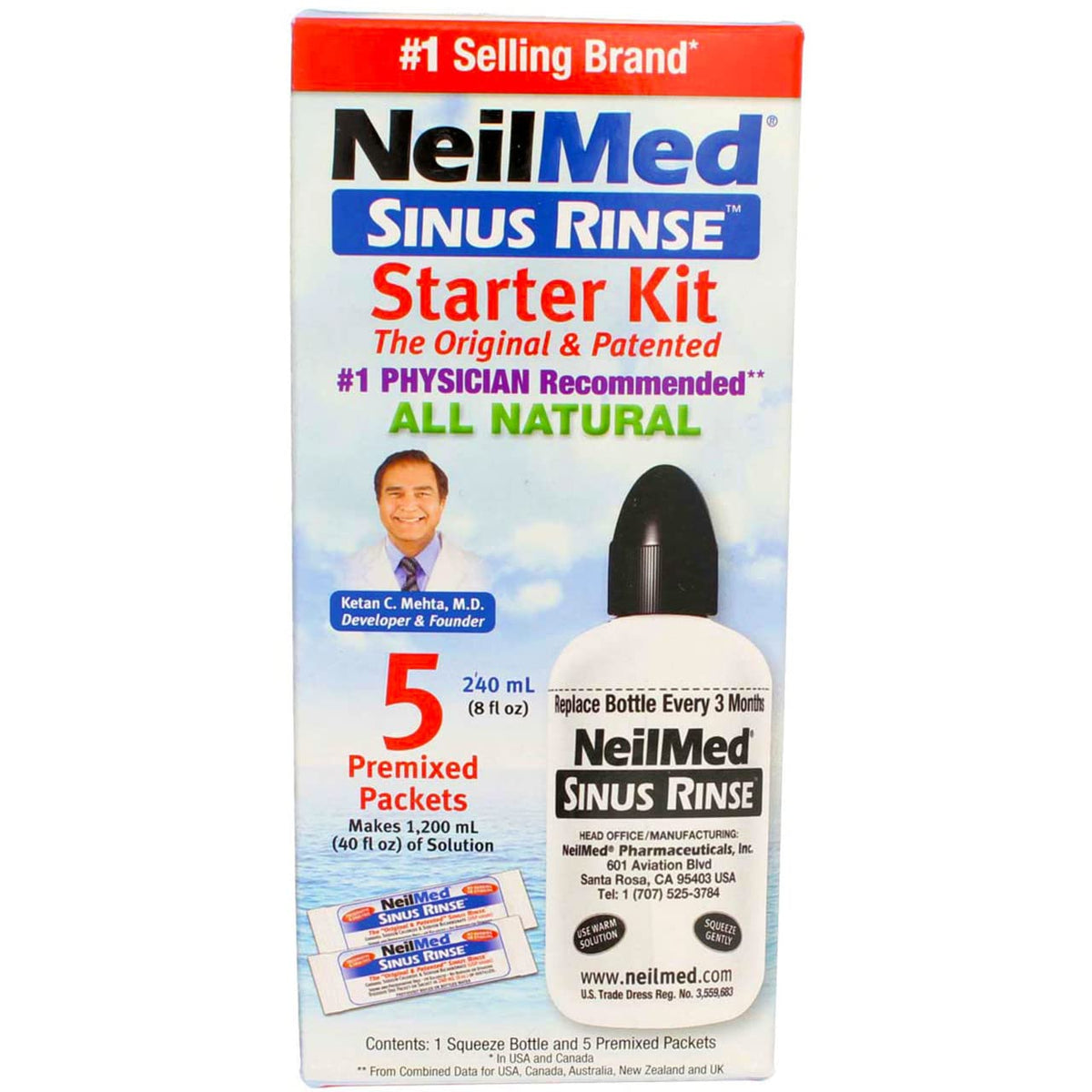 NeilMed Sinus Rinse Starter Kit - 10 Pack