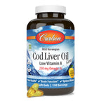 Carlson Cod Liver Oil Gems Low Vitamin A 230 mg Omega-3 - 150 Softgels - image 5