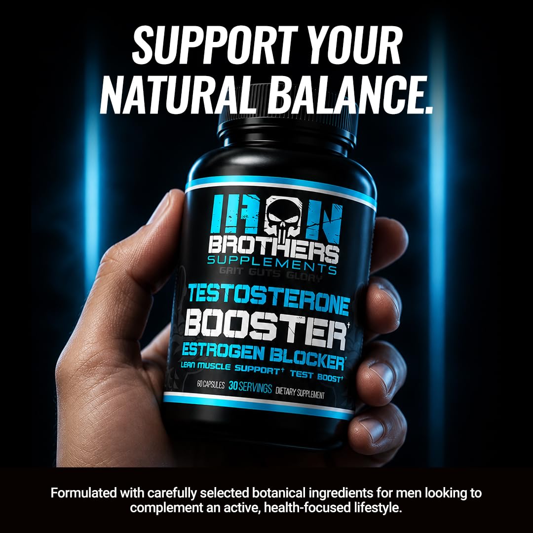 Iron Brothers Men’s Testosterone Support Supplement