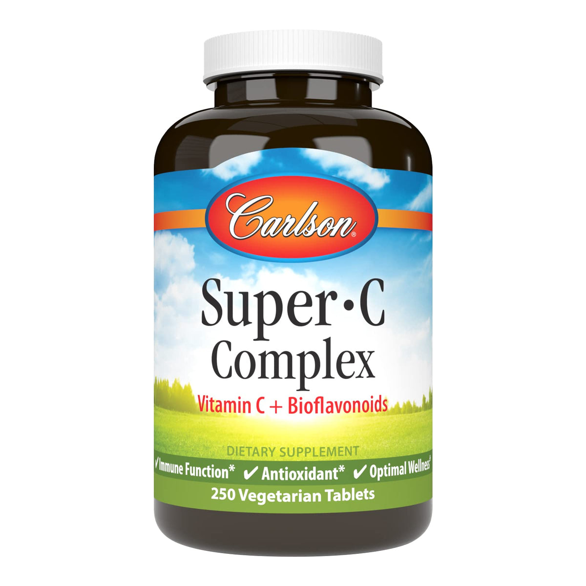 Carlson Super-C Complex 500 mg Vitamin C - 250 Tablets