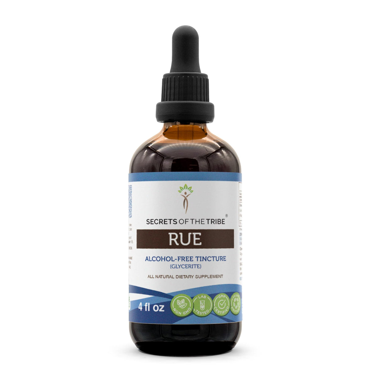 Secrets of the Tribe Rue Tincture Alcohol-Free Liquid Extract