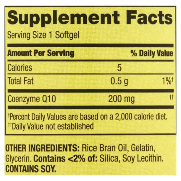 Convergence Spring Valley CoQ10 Rapid Release Softgels 200mg - 150 Count - image 2