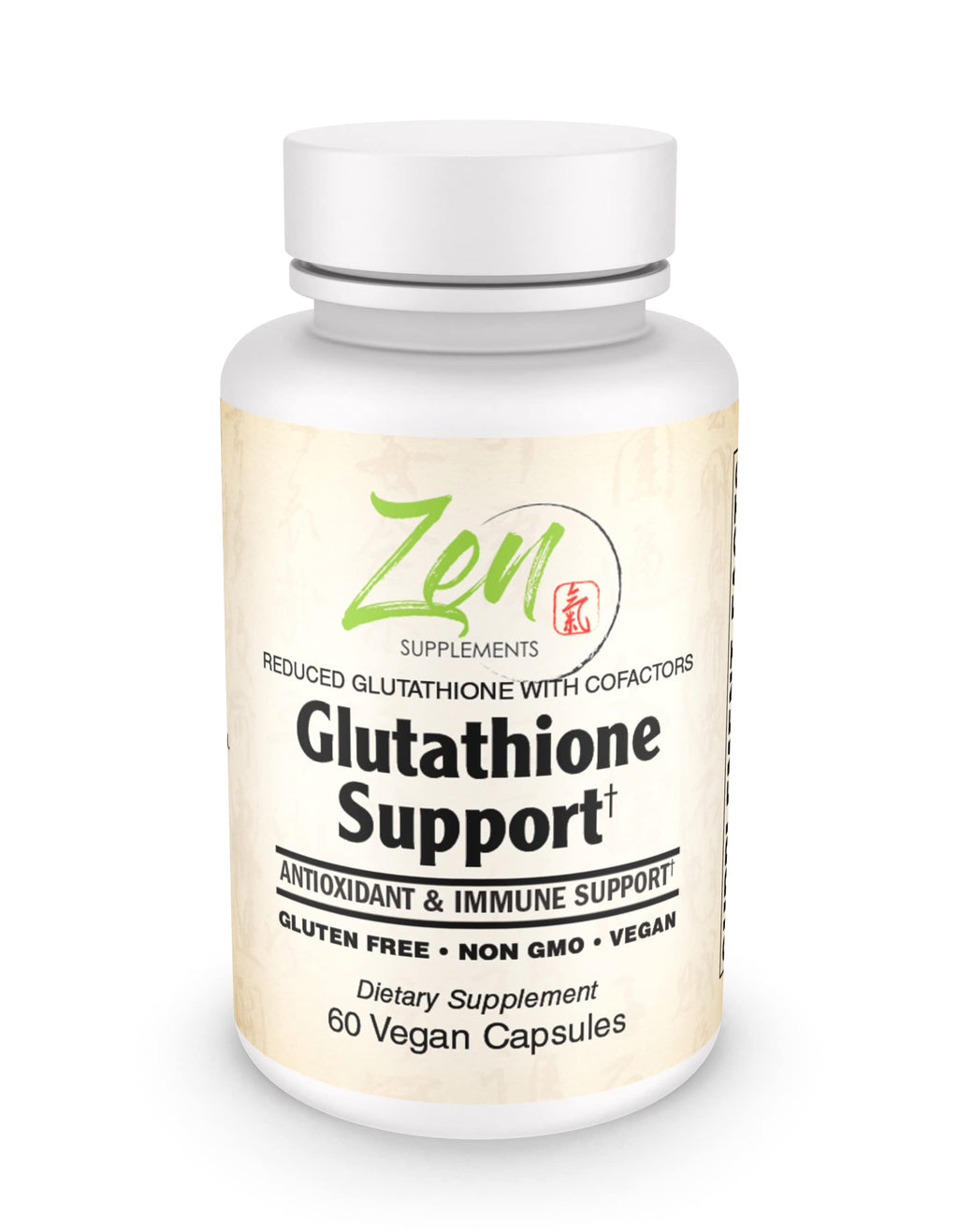 Zen Supplements Glutathione Supplement - 60 Vegetarian Capsules